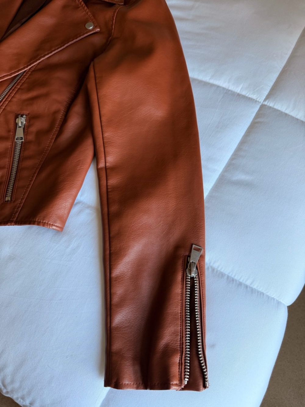Anthropologie Faux Leather Moto Jacket - Picture 5 of 5